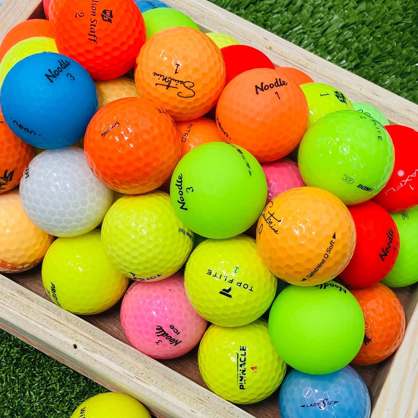 Assorted Color Mix Used Golf Balls