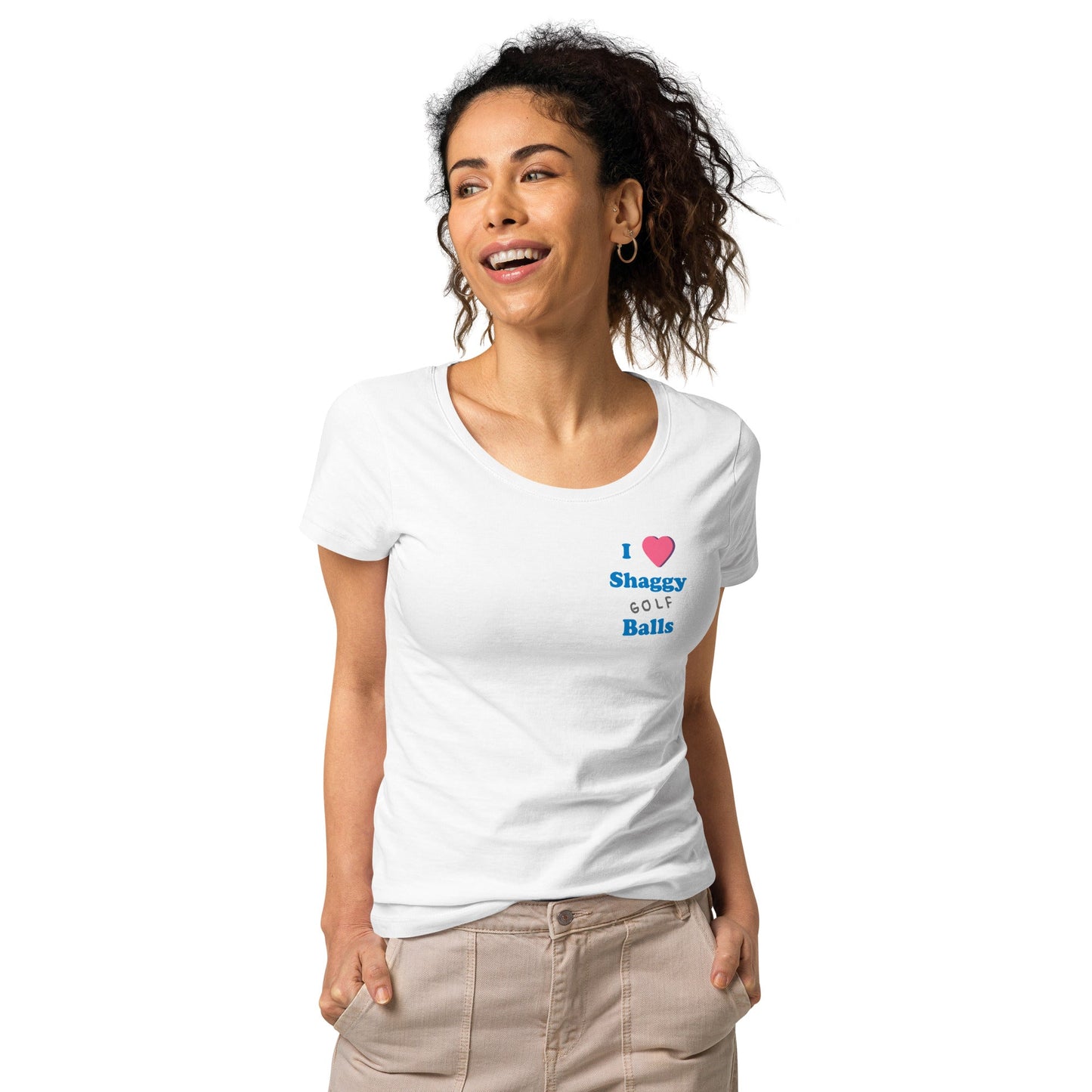I Heart Shaggy Golf Balls Women’s basic organic t-shirt