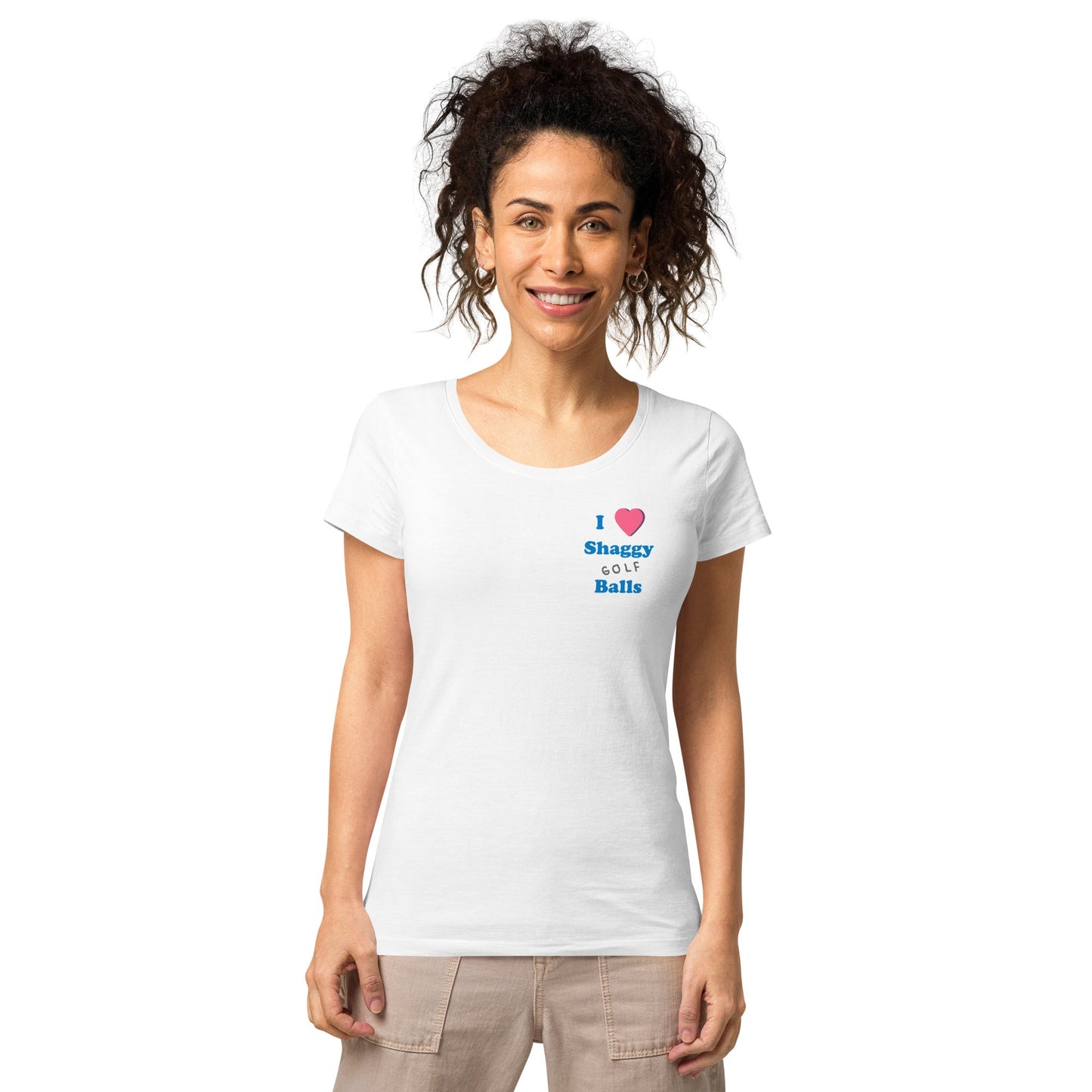 I Heart Shaggy Golf Balls Women’s basic organic t-shirt